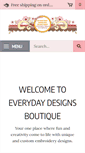 Mobile Screenshot of everydaydesignsboutique.com